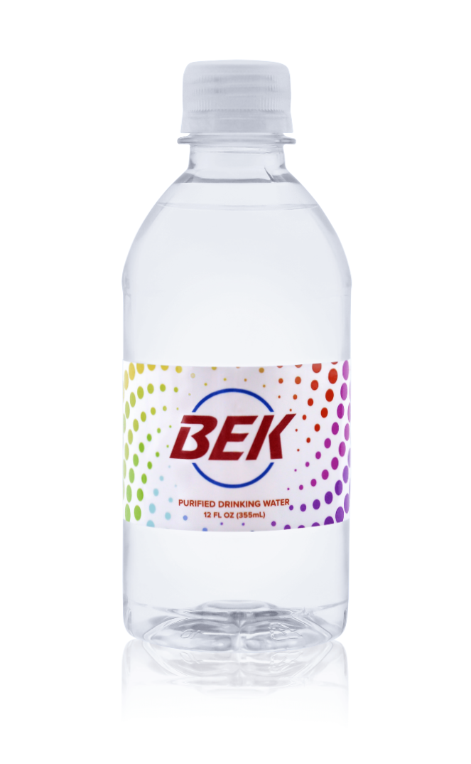 Custom Label Water produced by Glacier Beverage