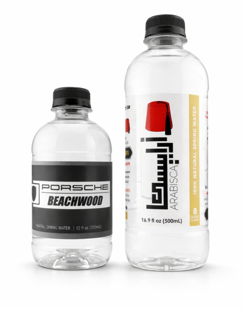 Premium custom waters by Glacier Beverage, America's favorite beverage in fully recyclable and BPA-Free packaging!